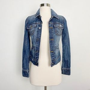 Juicy Couture Jeans Medium Wash Denim Jean Jacket